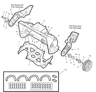 Auger And Housing Diagram and Parts List for 622594X16NB-ST0522E 2007 Briggs and Stratton Snow Blower